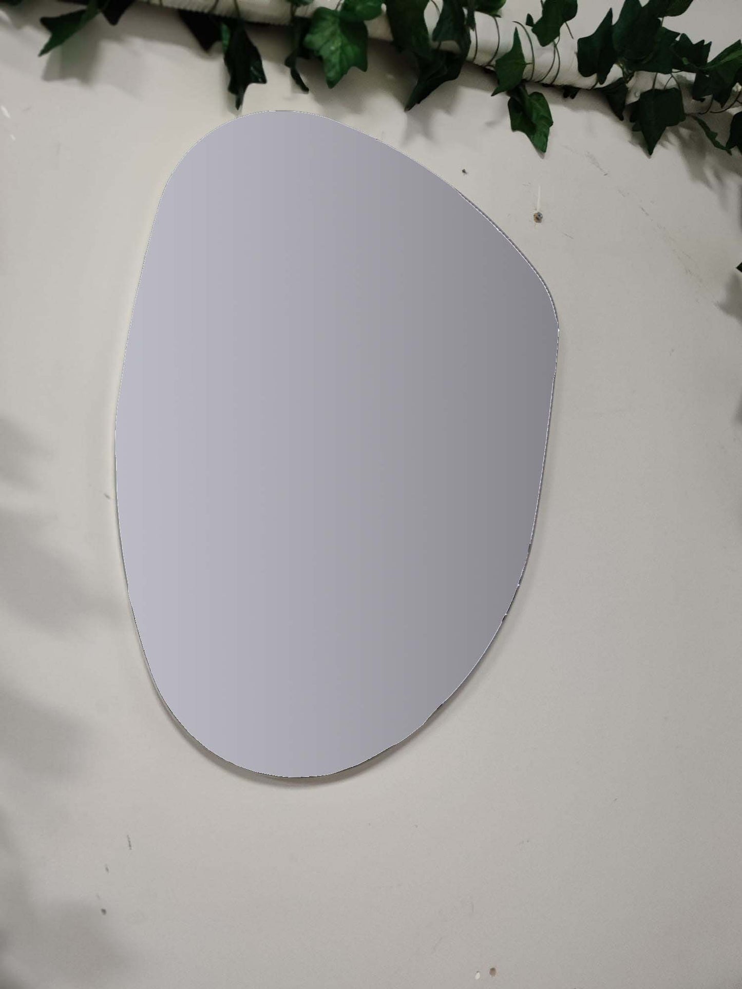 LEVOO Sophia asymmetrical wall mirror white